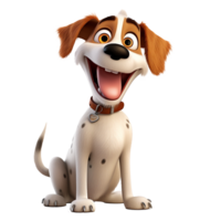 AI generated Dog png isolated on transparent background