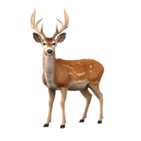 AI generated Deer png isolated on transparent background