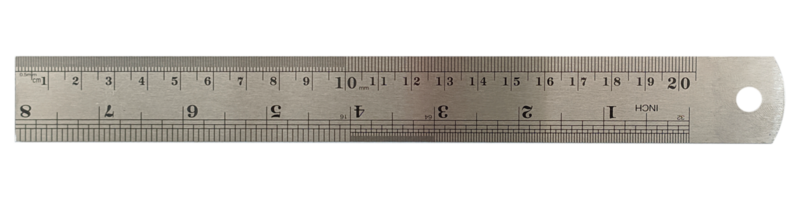 metal ruler 20 centimeter png