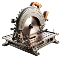 AI generated Isolated Scroll Saw hard ware tool on a transparent background, PNG File Format