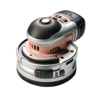 AI generated Isolated Orbital Sander hard ware tool on a transparent background, PNG File Format