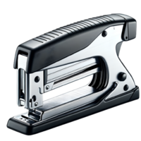 AI generated Isolated Staple Gun hardware tool on a transparent background, PNG File Format