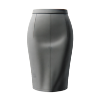 AI generated Isolated pencil skirt clothing item on a transparent background, PNG File Format