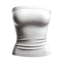 AI generated Isolated tube top clothing item on a transparent background, PNG File Format