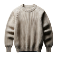 AI generated Isolated sweater clothing piece on a transparent background, PNG File Format