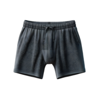 AI generated Isolated pair of swim trunks clothing item on a transparent background, PNG File Format