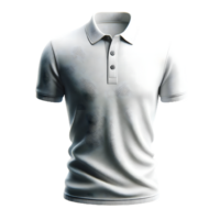 AI generated Isolated polo shirt clothing item on a transparent background, PNG File Format