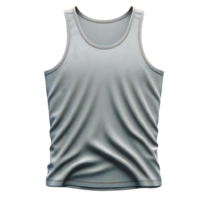 AI generated Isolated tank top fashion piece of clothing on a transparent background, PNG File Format