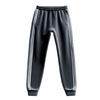AI generated Isolated pair of track pants clothing item on a transparent background, PNG File Format