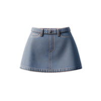 AI generated Isolated mini skirt clothing item on a transparent background, PNG File Format