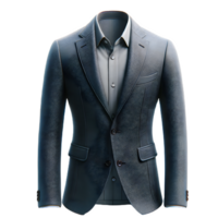 AI generated Isolated blazer clothing item on a transparent background, PNG File Format