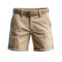 AI generated Isolated pair of shorts clothing item on a transparent background, PNG File Format