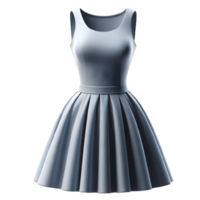 AI generated Isolated dress fashion piece of clothing on a transparent background, PNG File Format