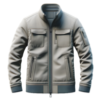 AI generated Isolated jacket fashion piece of clothing on a transparent background, PNG File Format
