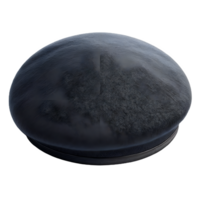 AI generated Isolated Beret fashion piece of clothing on a transparent background, PNG File Format