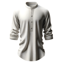 ai generiert isoliert Tunika Hemd Mode Stück von Kleidung auf ein transparent Hintergrund, png Datei Format