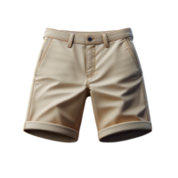 AI generated Isolated pair of shorts fashion piece of clothing on a transparent background, PNG File Format