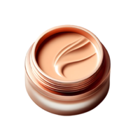 AI generated An isolated makeup cream cutout object on transparent background, PNG file