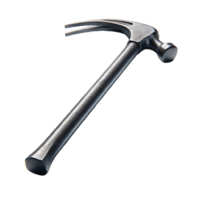 AI generated Isolated Crowbar hard ware tool on a transparent background, PNG File Format