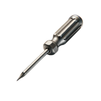 AI generated Isolated Flathead Screwdriver hardware tool on a transparent background, PNG File Format