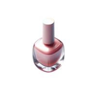 AI generated An isolated nail polish cutout object on transparent background, PNG file