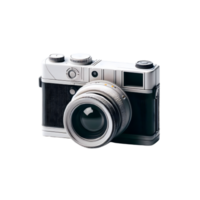 AI generated An isolated camera cutout object on transparent background, PNG file