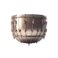 AI generated An isolated timpani musical instrument cutout object on transparent background, PNG file