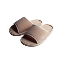 AI generated An isolated slippers cutout object on transparent background, PNG file