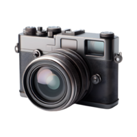 AI generated An isolated camera cutout object on transparent background, PNG file