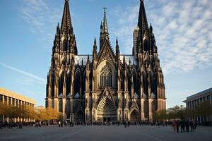 ai generado S t. vitus catedral en Colonia, Alemania, ai generado foto