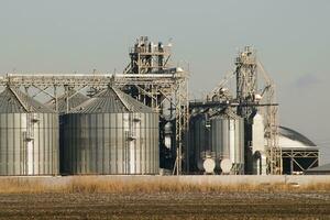 Plant for the drying and storage of grain photo