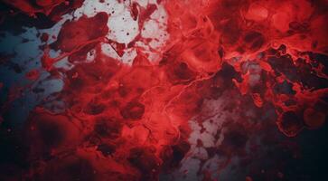 AI generated blood background, red blood on abstract background, blood wallpaper photo