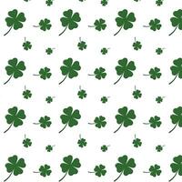 seamless pattern with clover. Pattern for St. Patrick's Day. Saint patrick background vector illustration