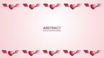 Abstract background Valentine's day blank background design , harmony gradient, background. Vector illustration love , line love