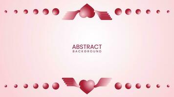 Abstract background Valentine's day blank background design , harmony gradient, background. Vector illustration love , line love