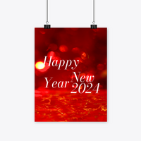 2024 happy New year Mockup PSD