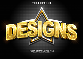 Designs 3d Iron Text Style Effect psd