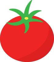 Red Fresh Tomato Vector Illustration