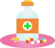 Polypharmacy of Medication Illustration vector