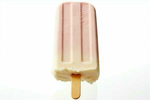 AI generated Solo sweetness Ice cream stick isolated on a clean white background photo