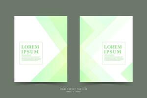Social media post abstract . Minimalist. 2 color. Green and yellow transparent. Memphis vector