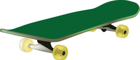 axle with wheels Colorful skateboard- vector