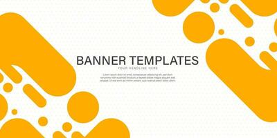 Banner background templates abstract style poster backdrop vector graphic design