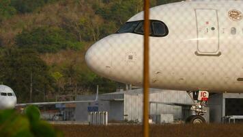 cenas do cockpit, aeronave video