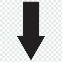 Long arrow vector icon. Black horizontal double arrow. Replaceable vector design.