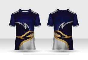 camiseta deportiva y plantilla de camiseta vector de diseño de camiseta deportiva. diseño deportivo para fútbol, carreras, camisetas de juego. vector.