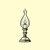 Candlestick and Candle Vector