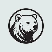 Bear Head Logo Vector