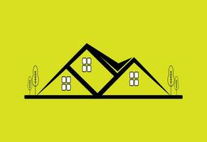 Real estate logo, House logo, Home logo sign symbol, Illustration graphic vector