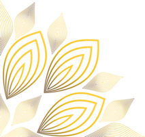 beautiful gold ornament png